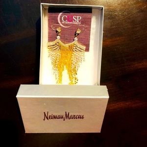 NWT Neiman Marcus Gold & Silver Earrings